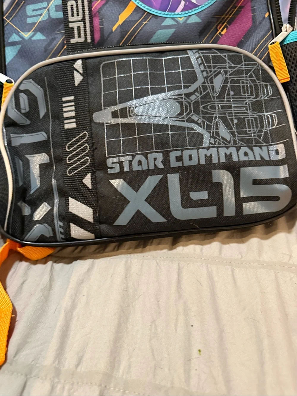 Buzz Lightyear Star Command Black Multicolor Boys Backpack